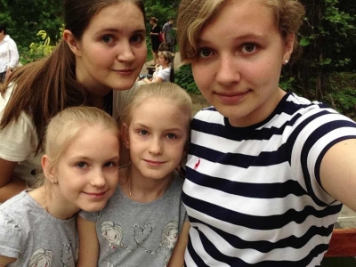 Сегодняшняя съемка с очаровательными близняшками ^^