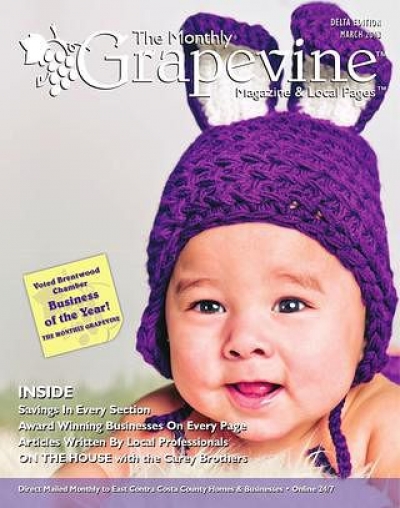 Обложка"The Monthly Grapevine"март 2013
