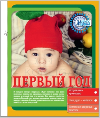 Журнал"Жду малыша",рубрика Первый год.