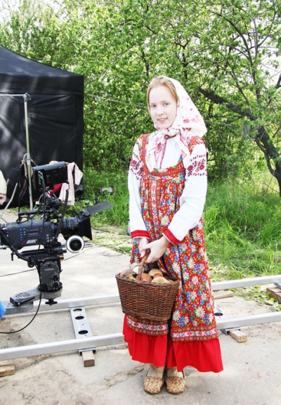 Backstage со съёмок в рекламе РЖД