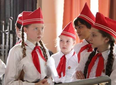 Backstage с "пионерских" съёмок в новом проекте.