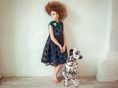 Съемка коллекции платьев дизайнера Полины Голубь