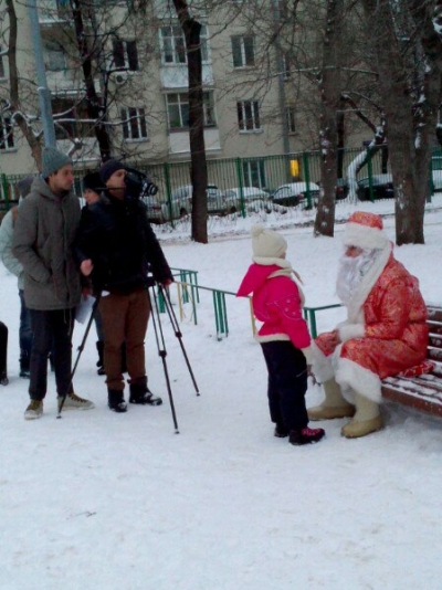 снимаем маленькое кино,маленькое,но текста много,весь текст наш).