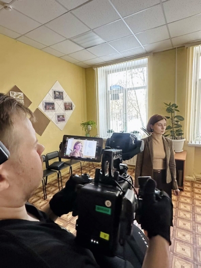 Бекстейдж со съемок сериала "Мяч"